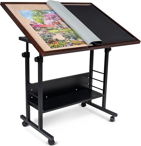 Jigsaw puzzle table tilt - table, &