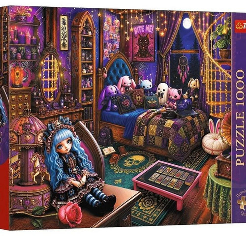 Puzzle 1000 gothic doll trefl - doll,