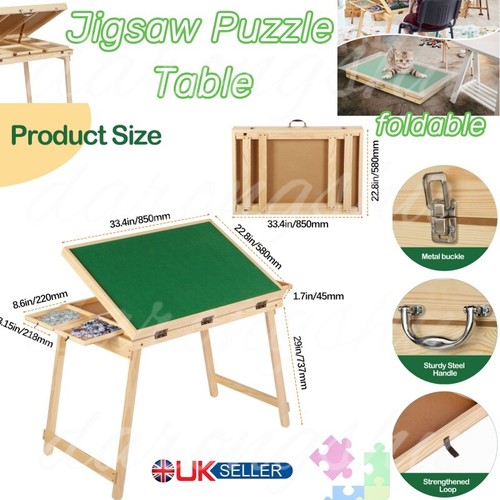 Large jigsaw puzzle - puzzle, table
